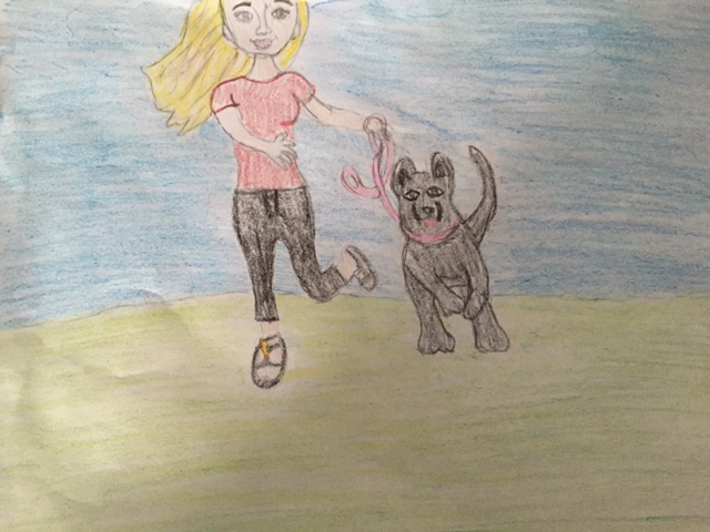 AKC Dog Days of Summer Art contest Amanda