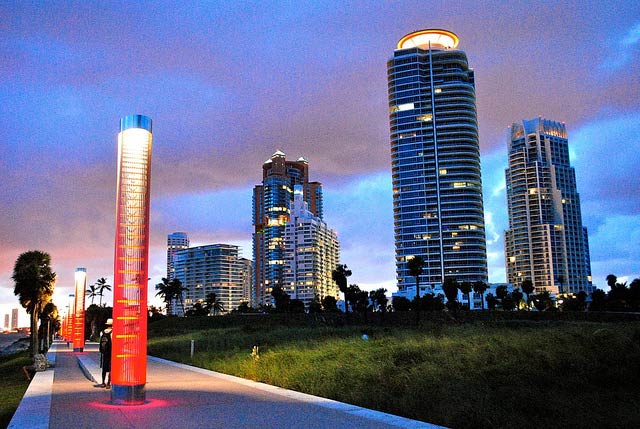 South Pointe Park beach