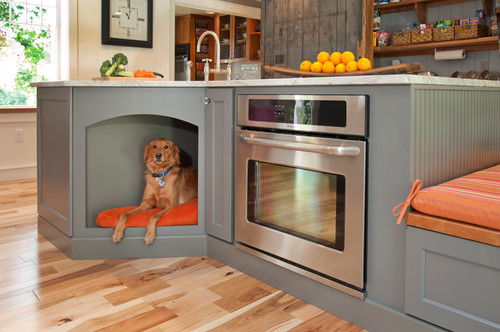 under cabinet dog bed