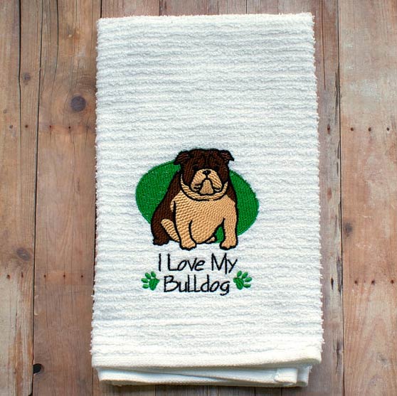 bulldog towel