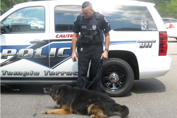 k-9 officers temple terrace